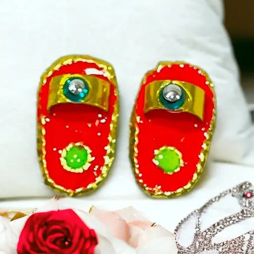 CHARAN PADUKA FOR LADDU GOPAL JI SPC-79 Shriposhak.in NATH DWARA