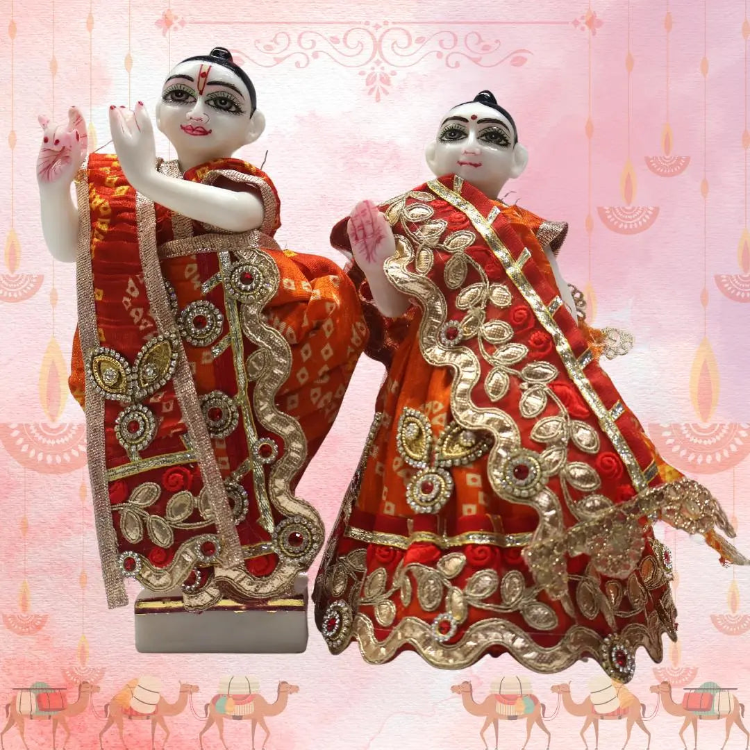 Radha Rani Set RADHA KRISHNA SET - Shriposhak.in