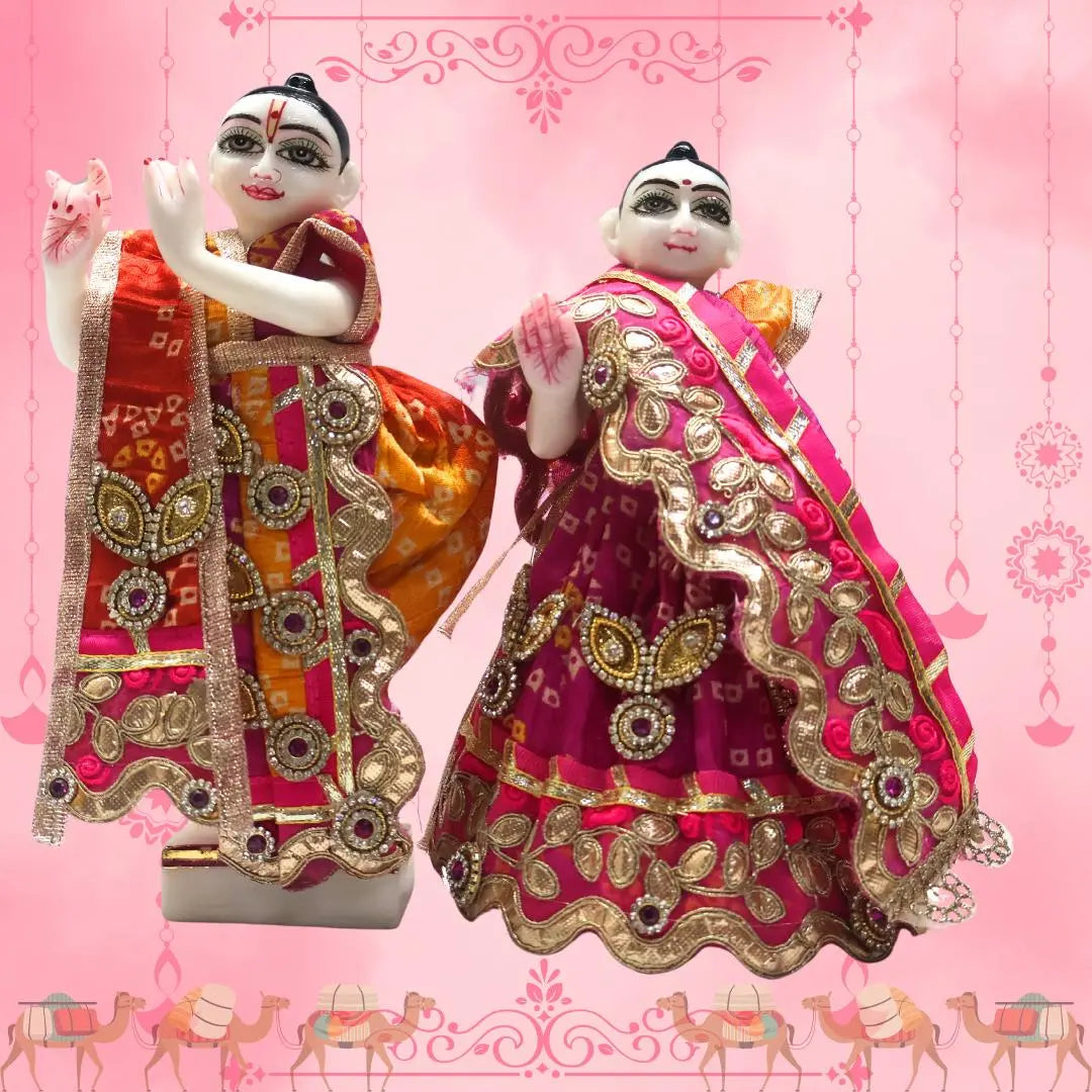 Radha Rani Set RADHA KRISHNA SET - Shriposhak.in
