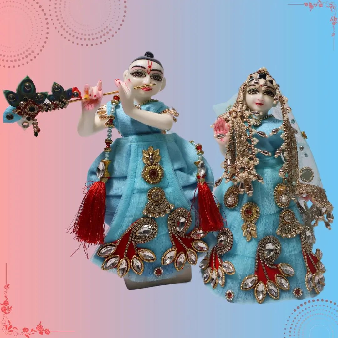 Radha Rani Set Radha krishna set SP-E15 - Shriposhak.in